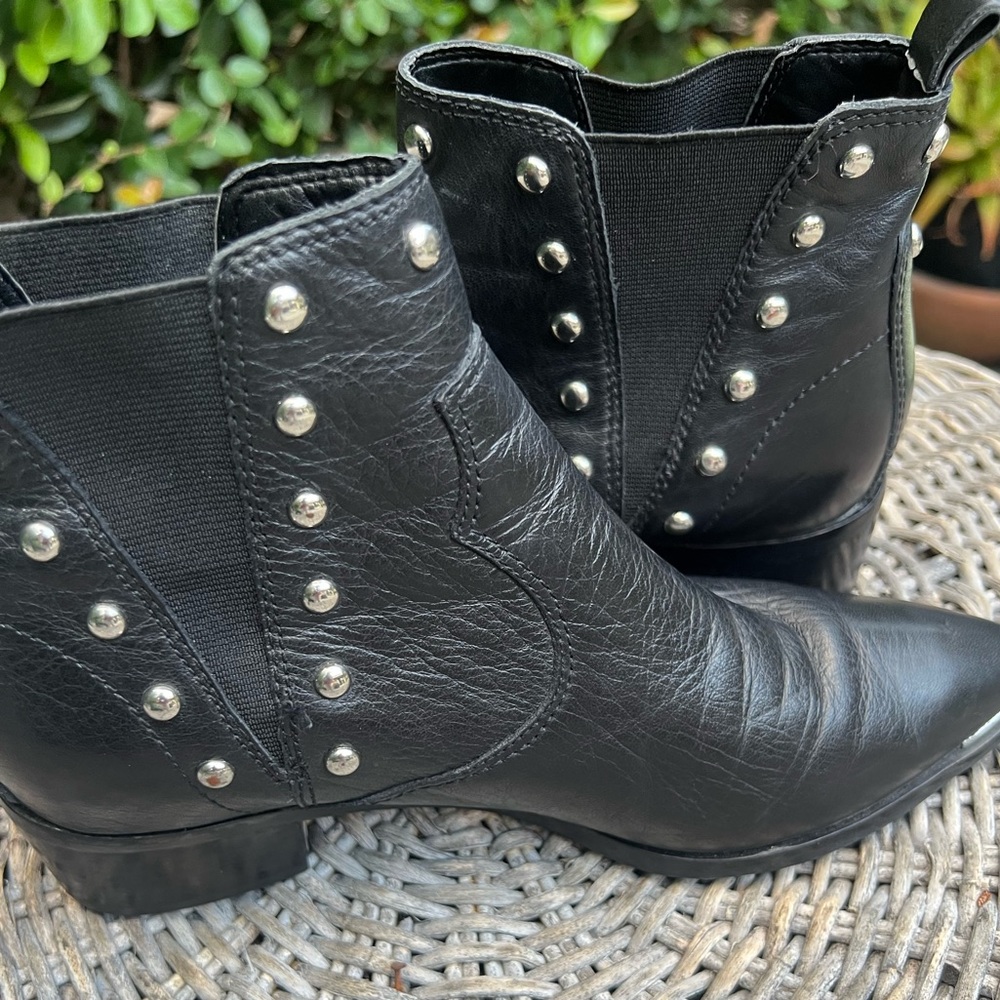 Mark Fisher Black Studded Ankle Boots size 7.5 - Picture 4 of 8